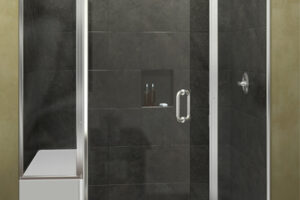 Basco Shower with Glass Door
