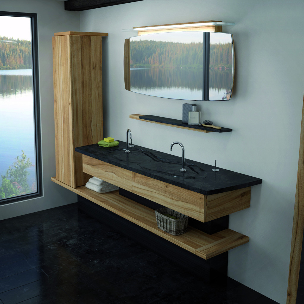 Modern Bathroom With Bath
