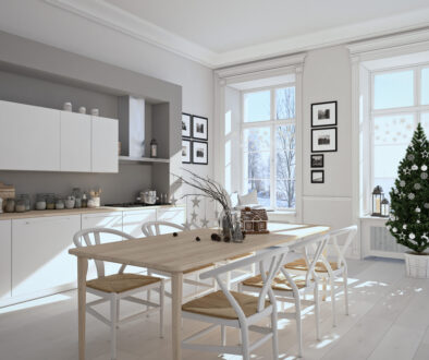 winter themed kitchen design